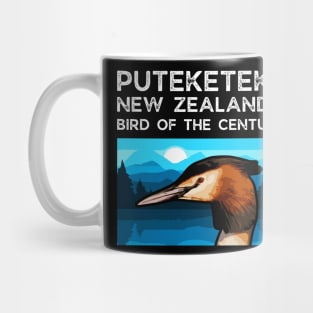 Funny Puteketeke New Zealand's Bird Of The Century Vintage Mug